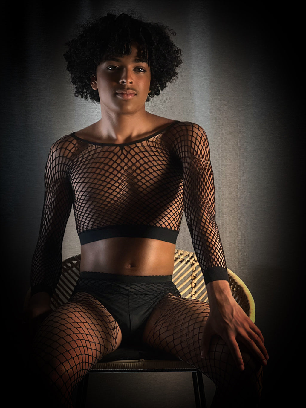 Shyama fishnet set